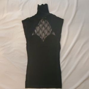 bebe Tops - Babe Black Sleeveless Top bebe Tops - Babe Black Sleeveless Top